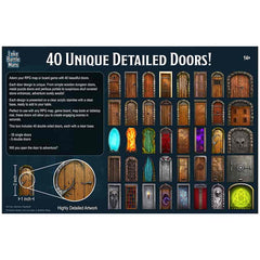 Loke Battle Mats: Big Box of Dungeon Doors | Odin's Place