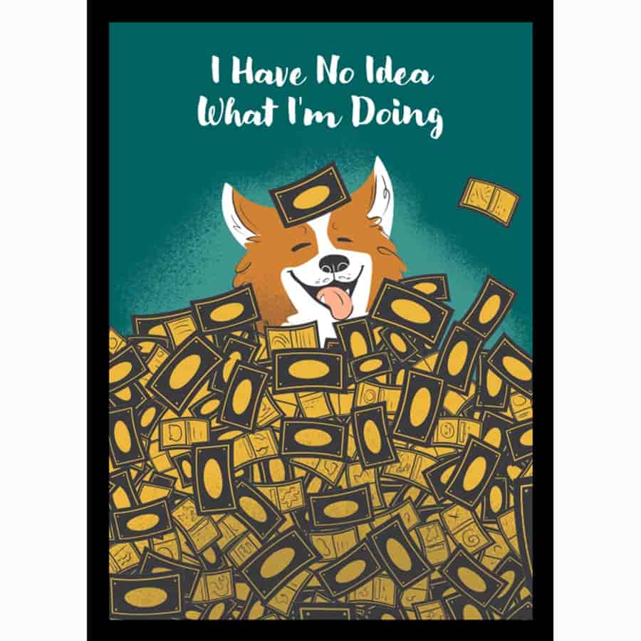 Legion Double Matte Sleeves: No Idea Corgi | Odin's Place