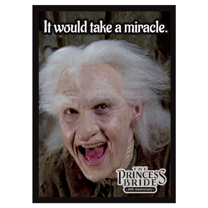 Legion Matte Card Sleeves: Princess Bride It would take a miracle | Odin's Place