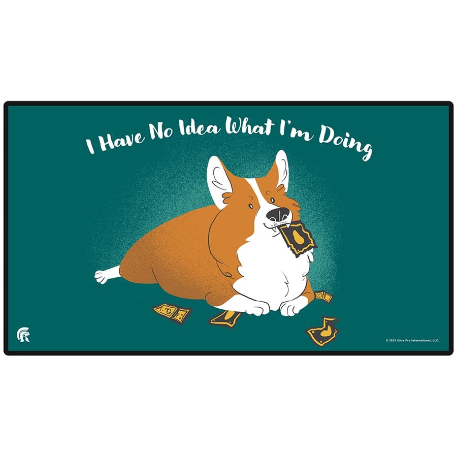 Legion Playmat: No Idea Corgi | Odin's Place