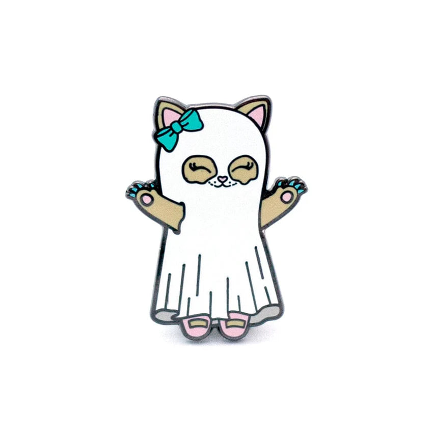Ghost Kitty Enamel Pin | Odin's Place