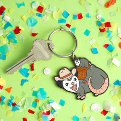 Possum Posse Keychain | Odin's Place