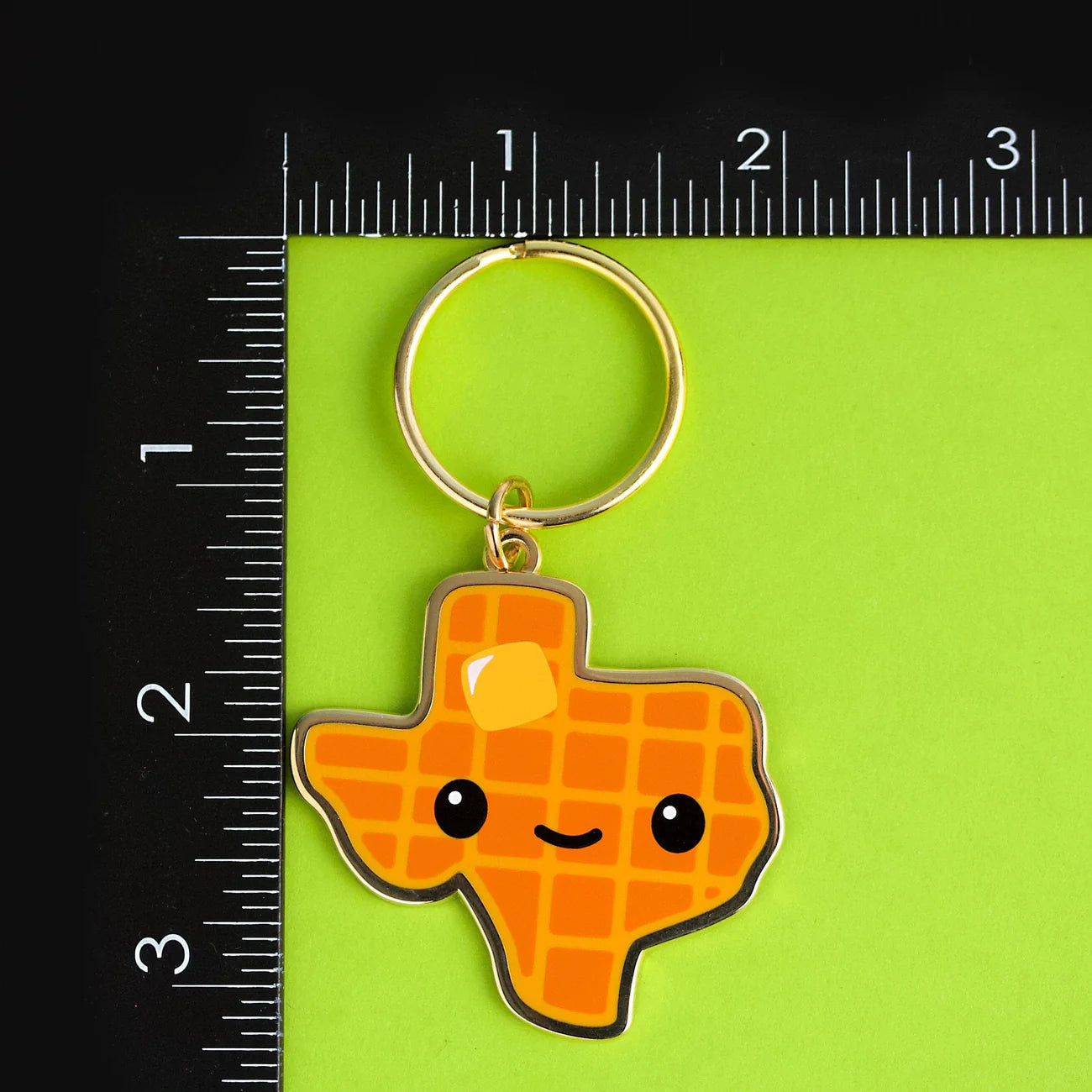 Texas Waffle Keychain | Odin's Place