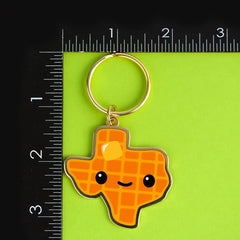 Texas Waffle Keychain | Odin's Place