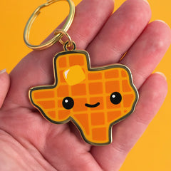 Texas Waffle Keychain | Odin's Place