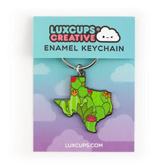 Texas Cacti Keychain | Odin's Place