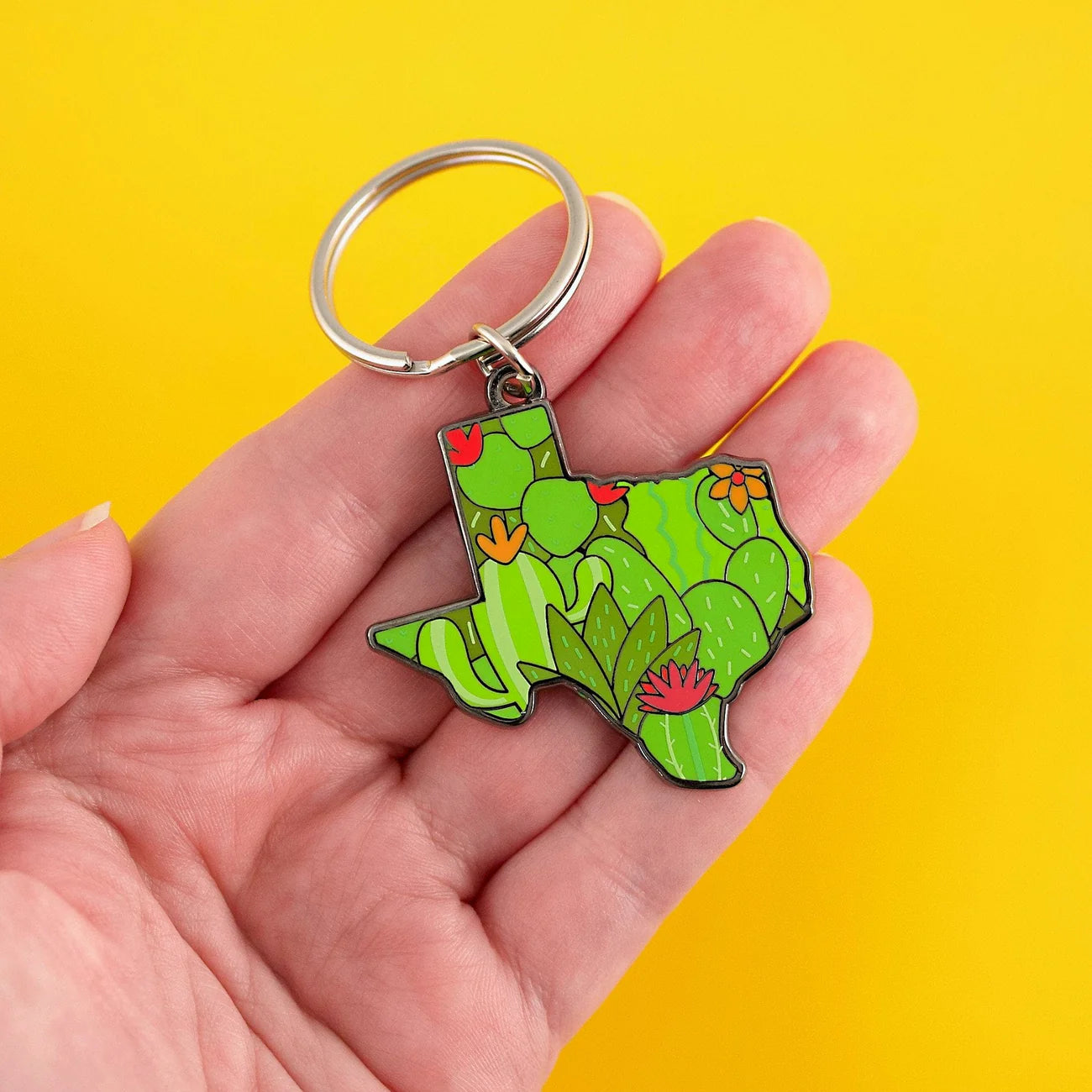 Texas Cacti Keychain | Odin's Place