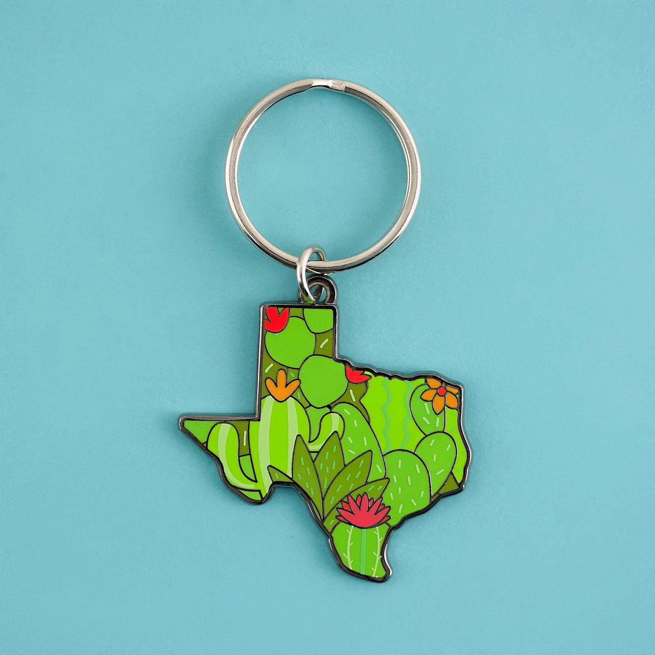 Texas Cacti Keychain | Odin's Place