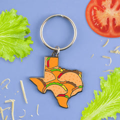 Texas Tacos Keychain | Odin's Place
