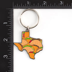 Texas Tacos Keychain | Odin's Place