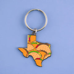 Texas Tacos Keychain | Odin's Place