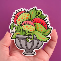 Venus Fly Trap Sticker | Odin's Place