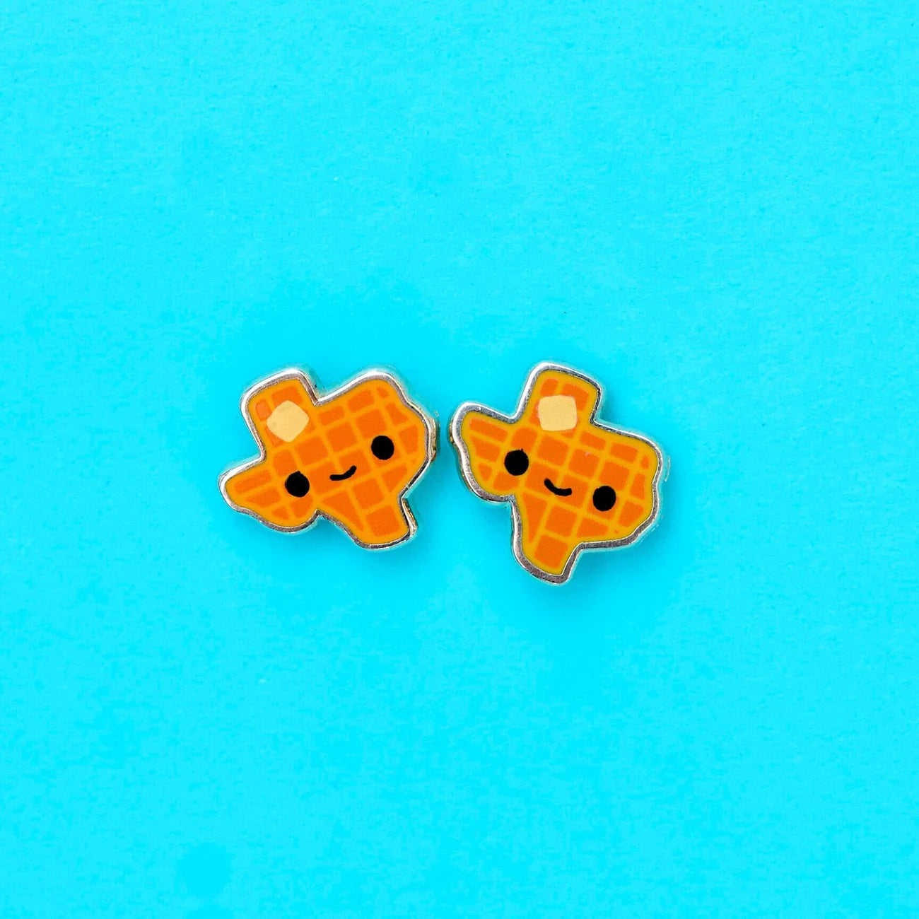 Texas Waffle Earrings | Odin's Place