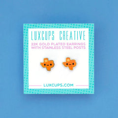 Texas Waffle Earrings | Odin's Place