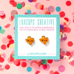 Texas Waffle Earrings | Odin's Place