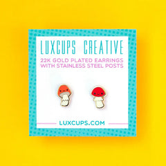 Mushroom Friend Earrings | Odin's Place