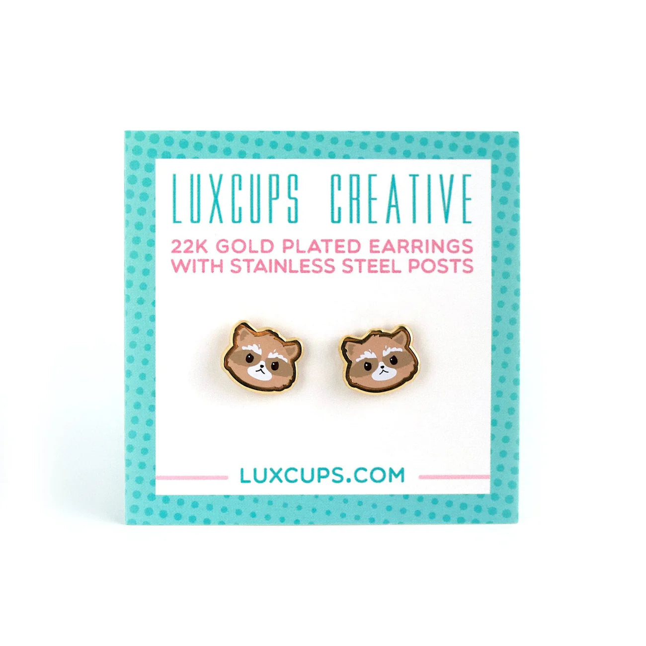 Raccoon Earrings | Odin's Place