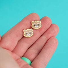Raccoon Earrings | Odin's Place