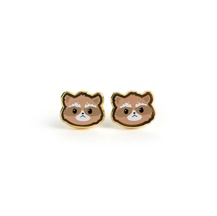 Raccoon Earrings | Odin's Place