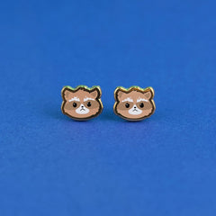 Raccoon Earrings | Odin's Place