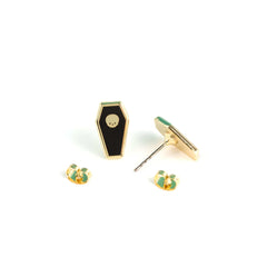 Coffin Earrings | Odin's Place