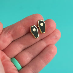 Coffin Earrings | Odin's Place