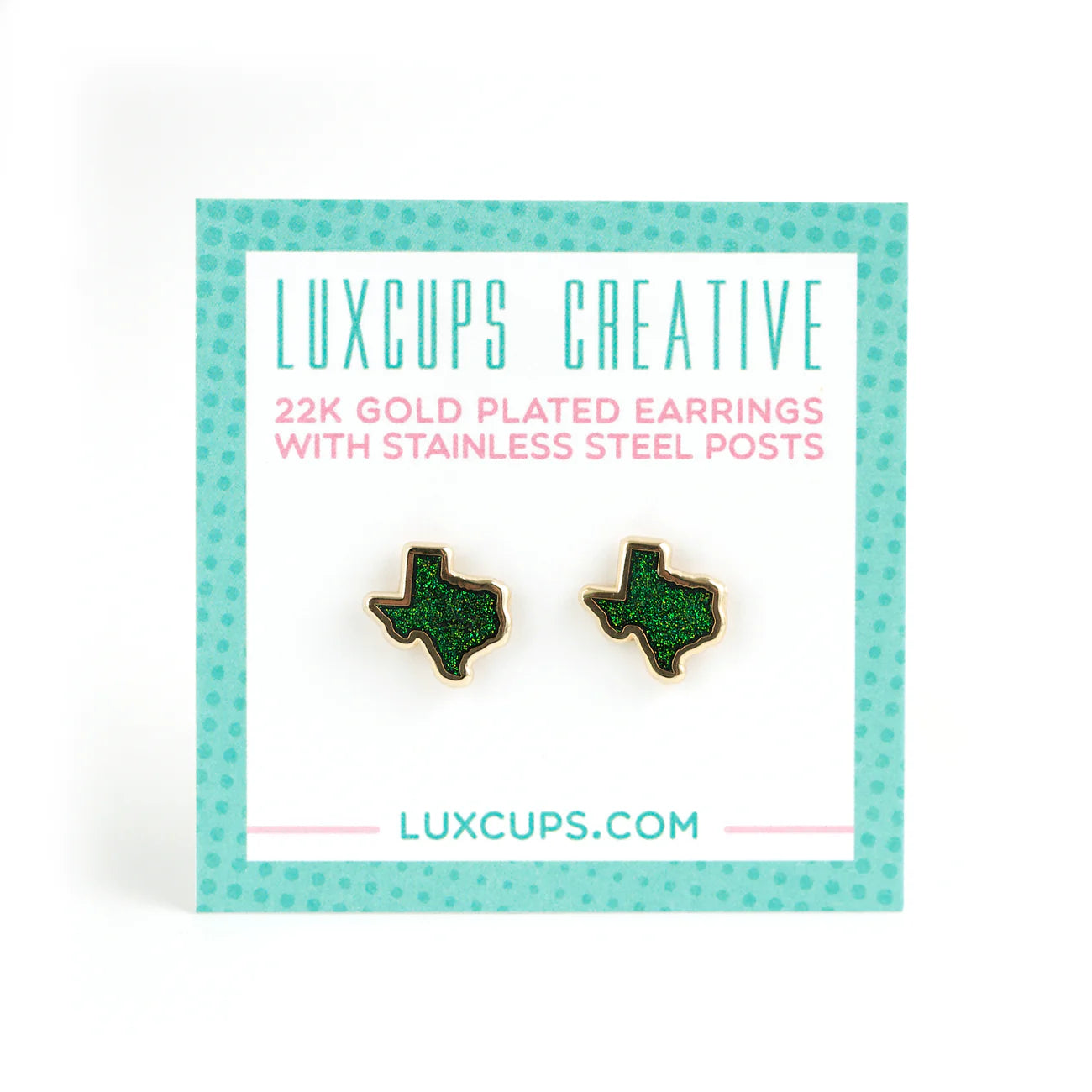 Texas Glitter Firefly Earrings | Odin's Place