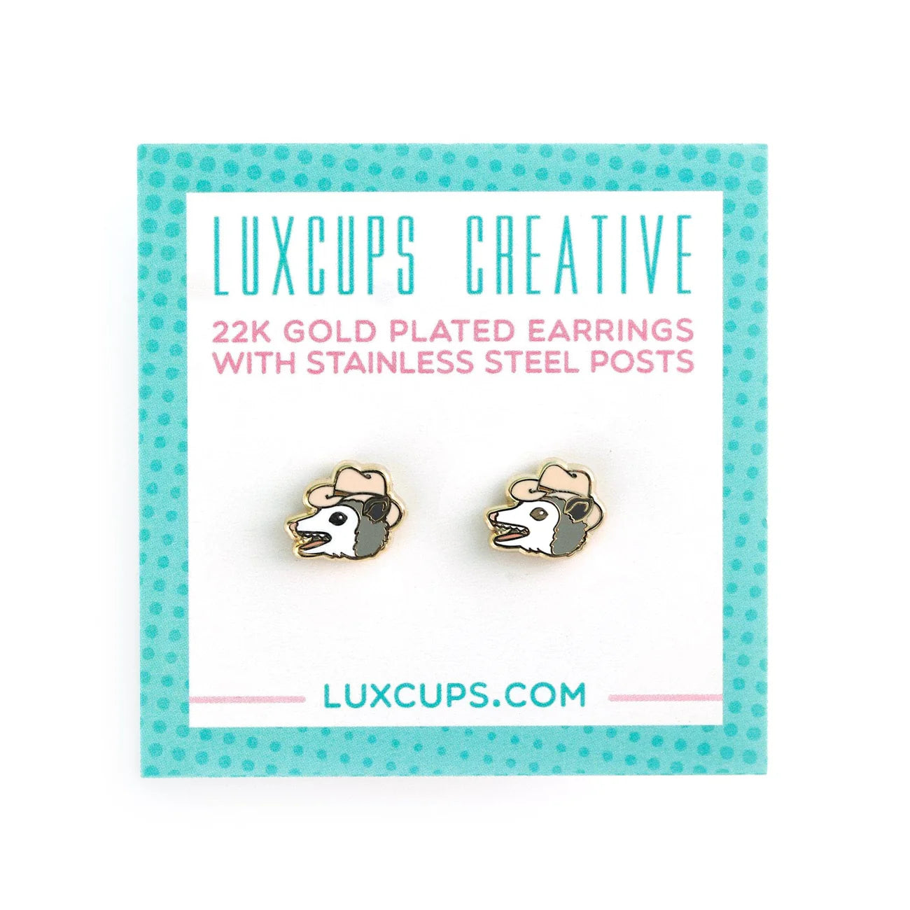 Possum Earrings | Odin's Place