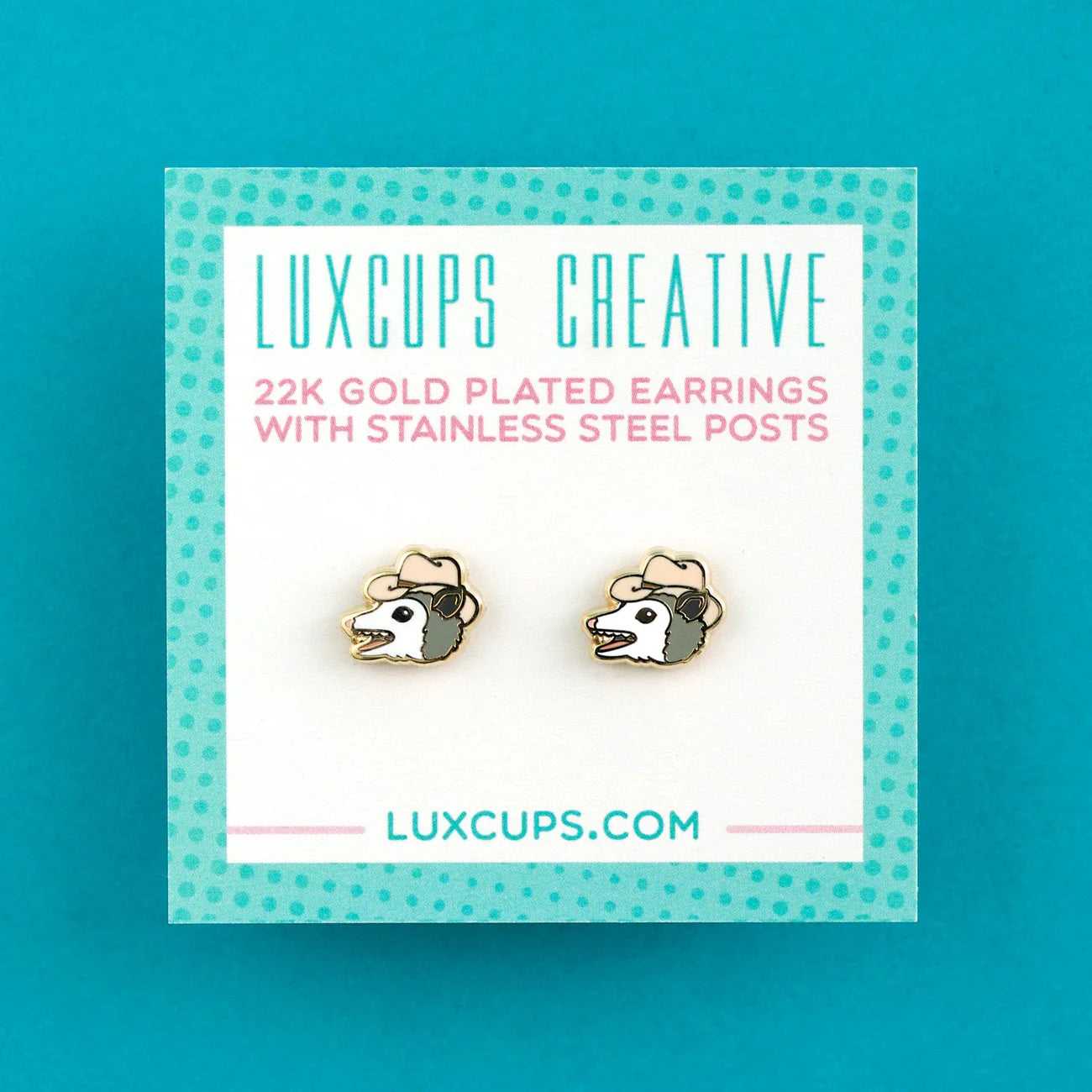 Possum Earrings | Odin's Place