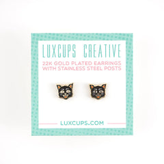 Black Cat Earrings | Odin's Place