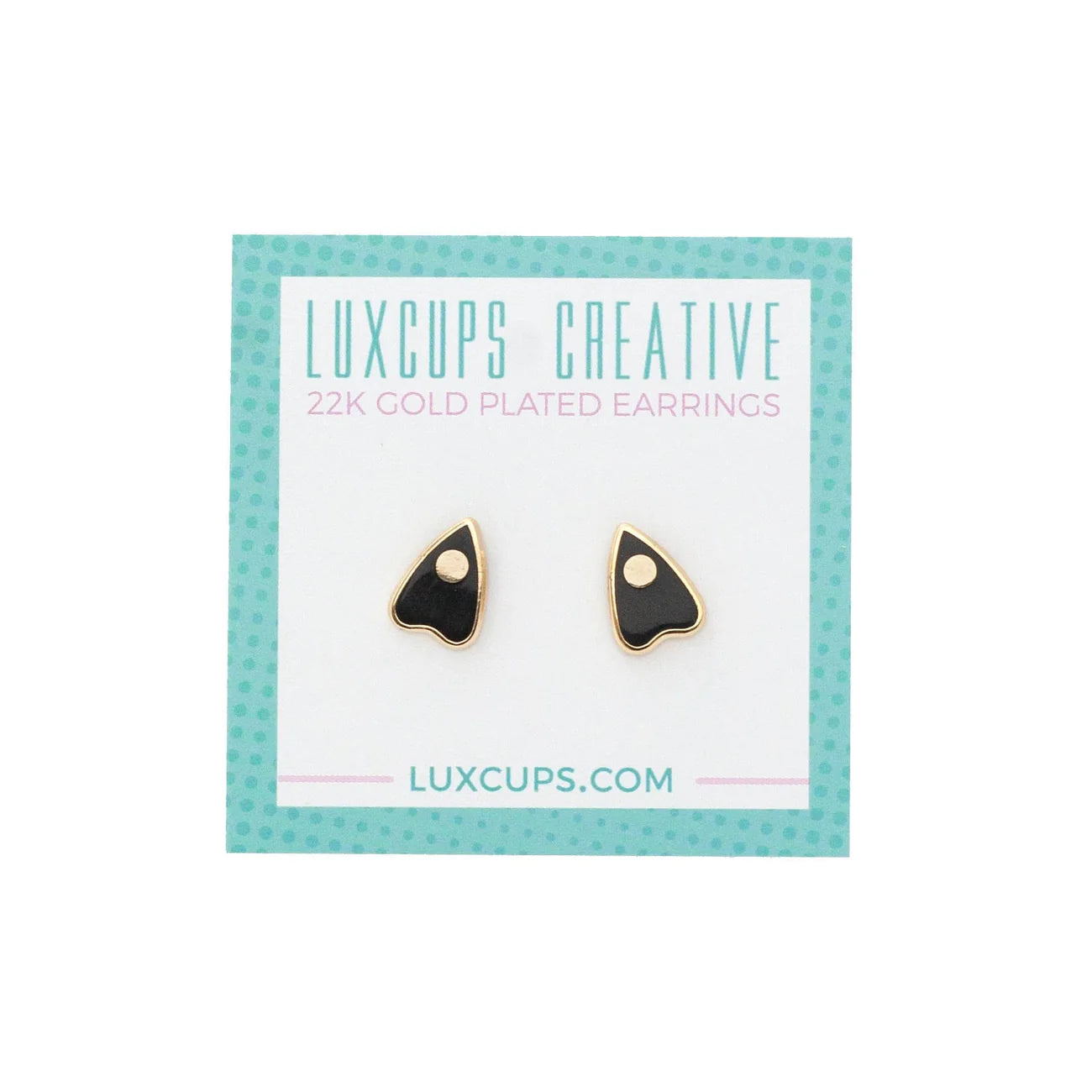 Enamel Planchette Earrings | Odin's Place