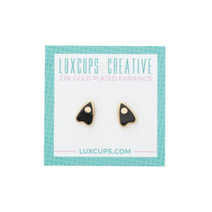 Enamel Planchette Earrings | Odin's Place
