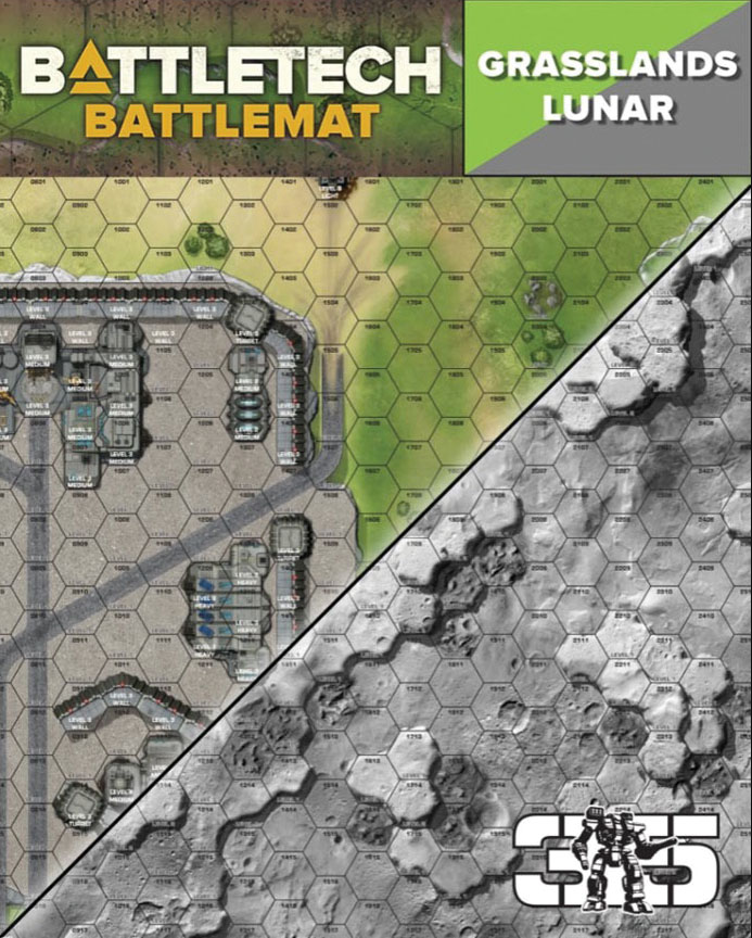 Battletech: Battle Mat - Grasslands Lunar | Odin's Place