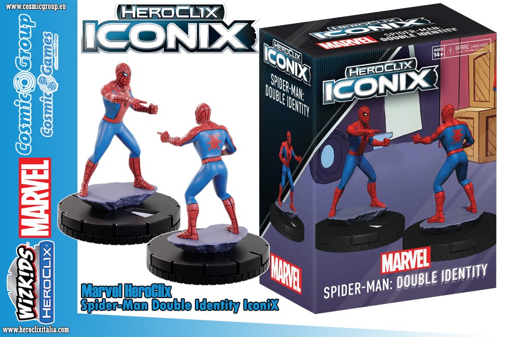 Marvel HeroClix: Iconix - Spider-Man Double Identity | Odin's Place
