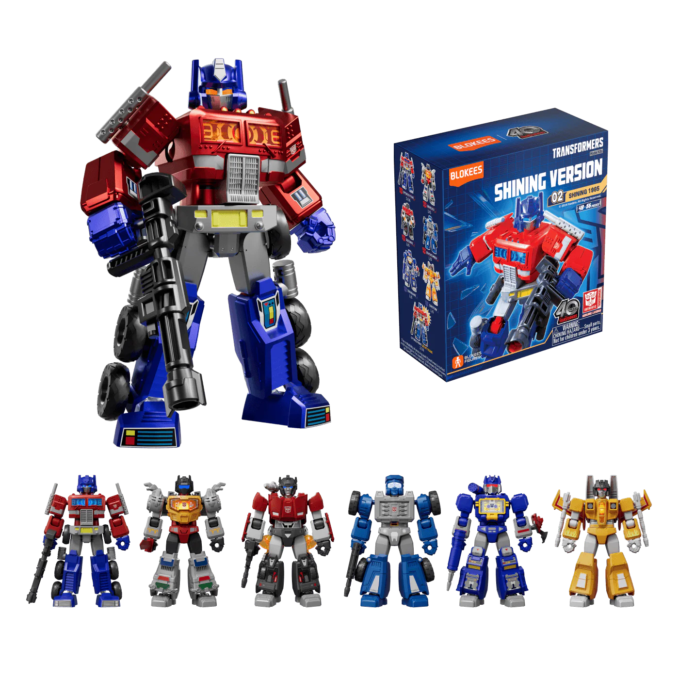 Blokees: Transformers - 4" Shining Version 02  Shining 1985 Blind Box | Odin's Place