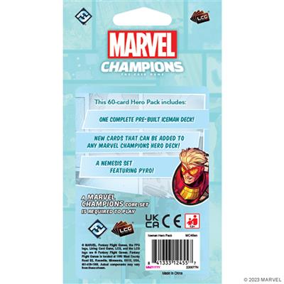 MARVEL CHAMPIONS: THE CARD GAME - ICEMAN HERO PACK | Odin's Place