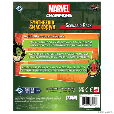Marvel Champions LCG: Synthezoid Smackdown Scenario Pack | Odin's Place