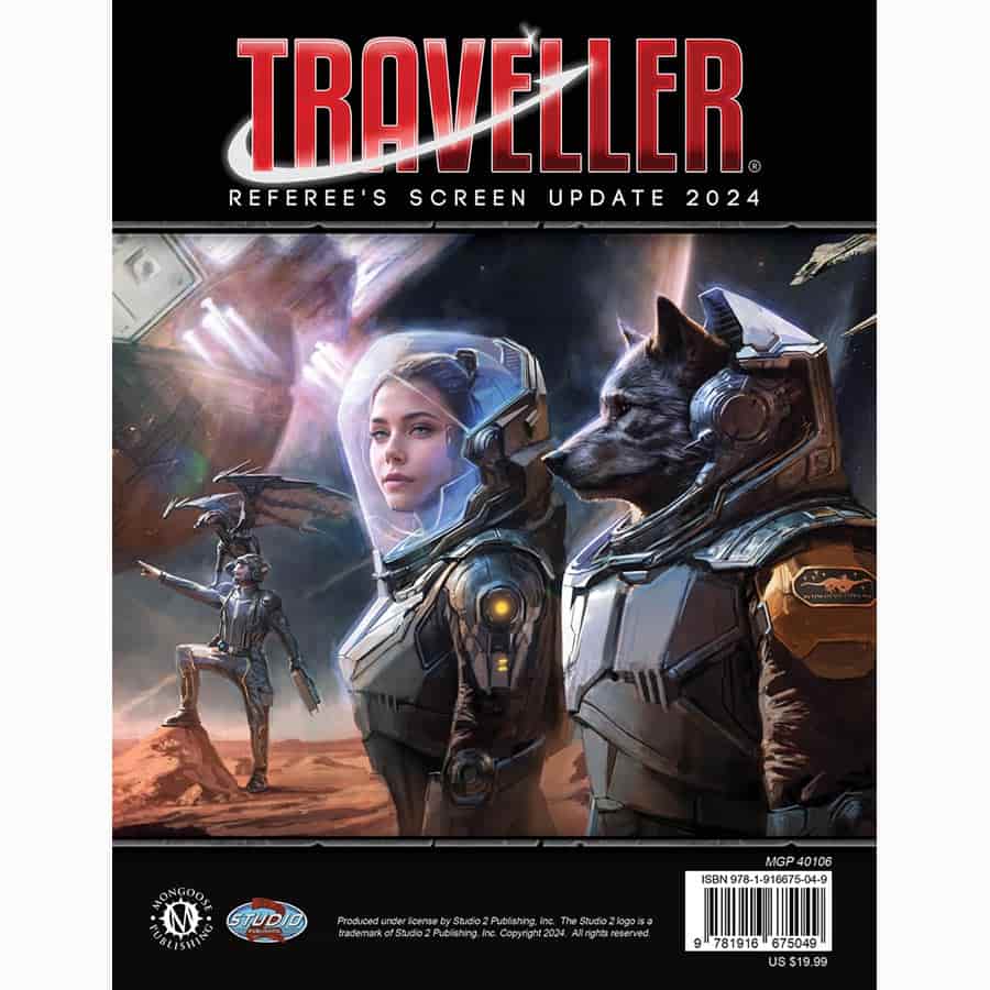 Traveller RPG: Referee's Screen Update 2024 | Odin's Place