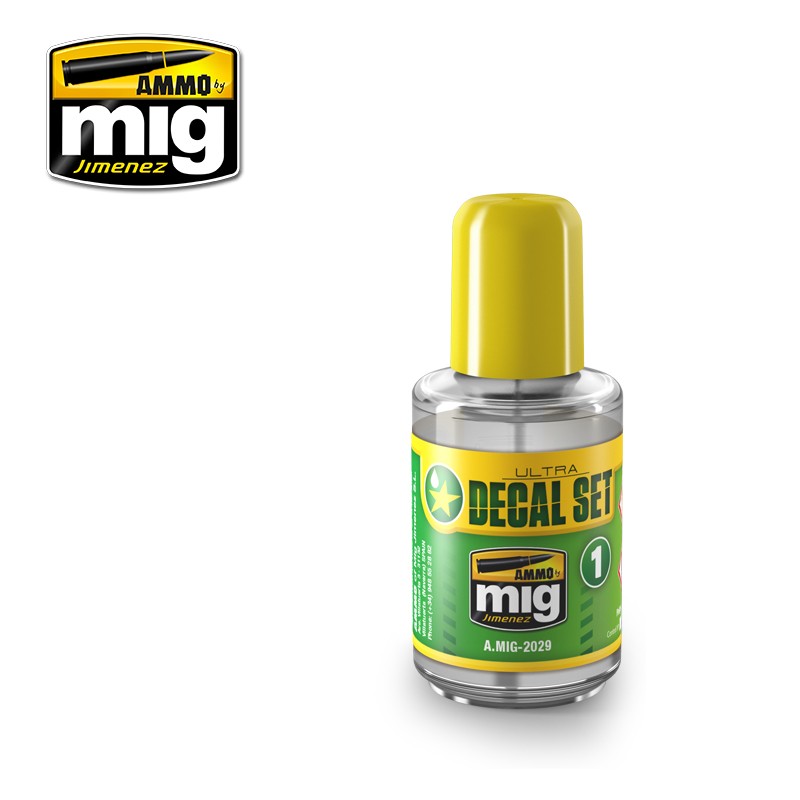 AK Interactive Ammo Mig Ultra Decal-Set Solution 30ml | Odin's Place