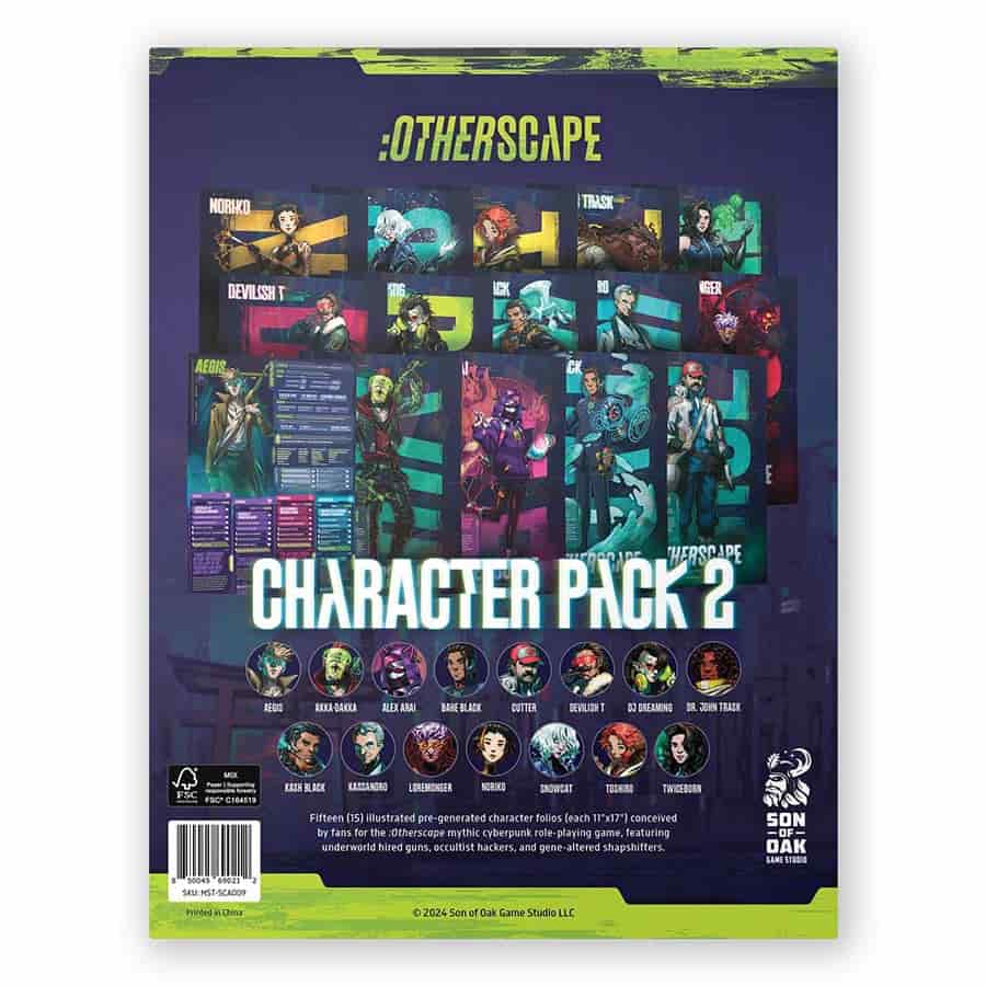 Otherscape (RPG): Character Folios Pack 2 | Odin's Place