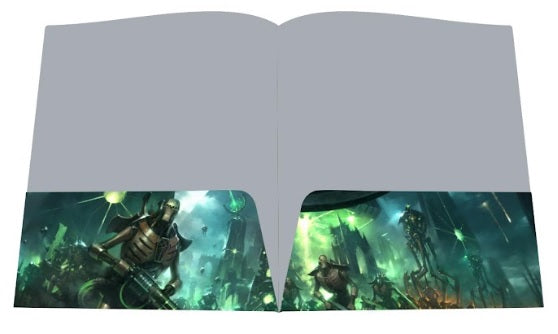 Ultra Pro Warhammer 40k: Necron Codex Aligned Datasheet & Index Card Folio | Odin's Place