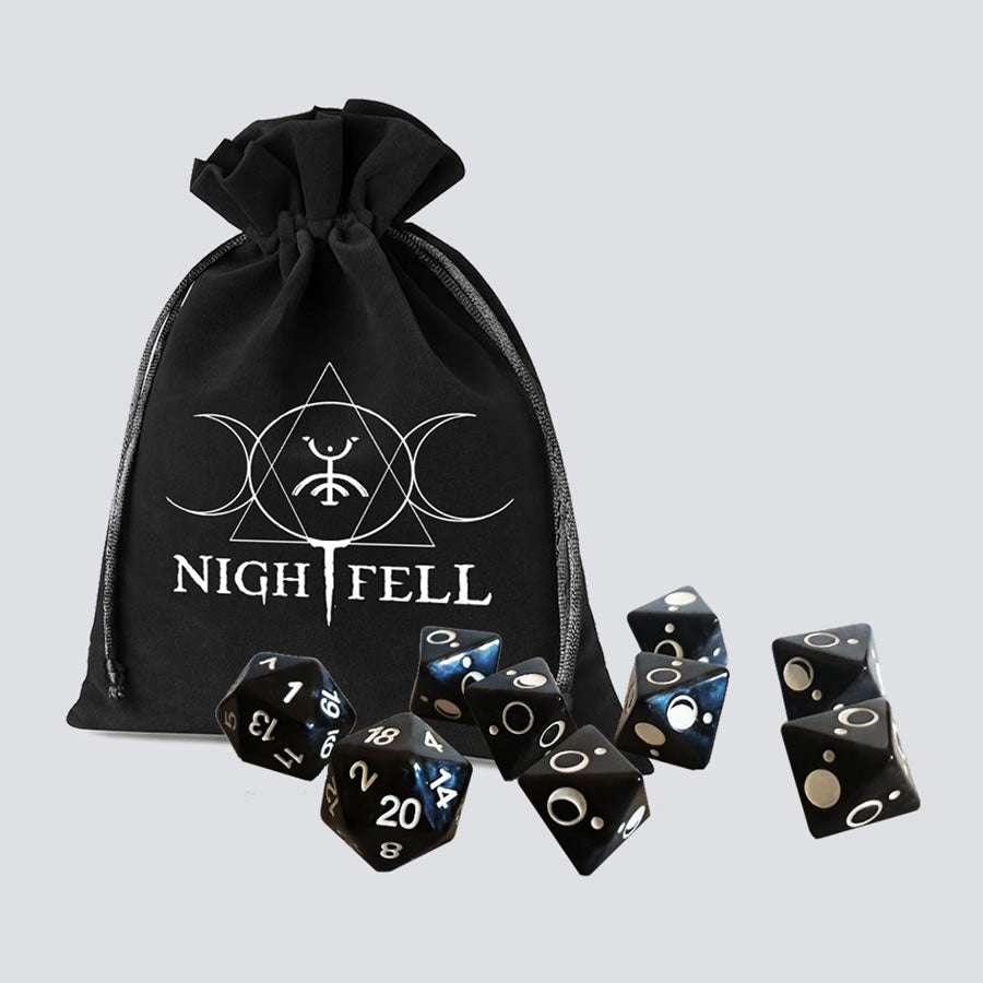 Nightfell RPG: Lunar Dice Set | Odin's Place
