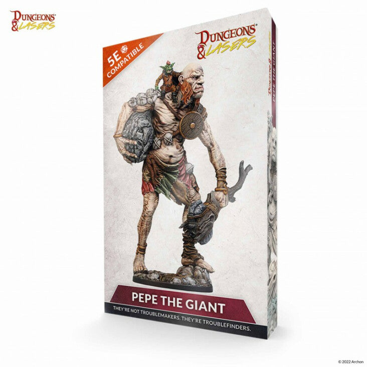 Dungeons and Lasers: Miniatures - Pepe, The Giant | Odin's Place