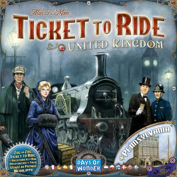 Ticket to Ride: Map Collection 5 United Kingdom and Pennsylvania | Odin's Place