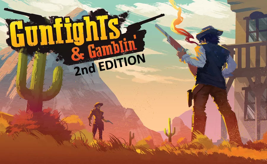 Gunfights and Gamblin' Board Game Second Edition | Odin's Place