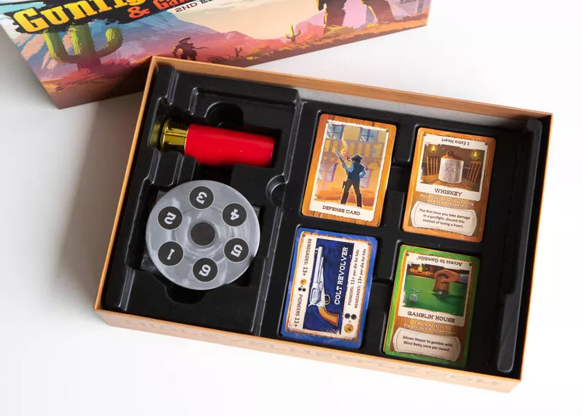 Gunfights and Gamblin' Board Game Second Edition | Odin's Place