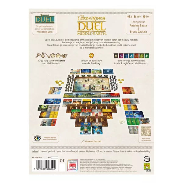 The Lord of the Rings: Duel for Middle Earth Board Game | Odin's Place