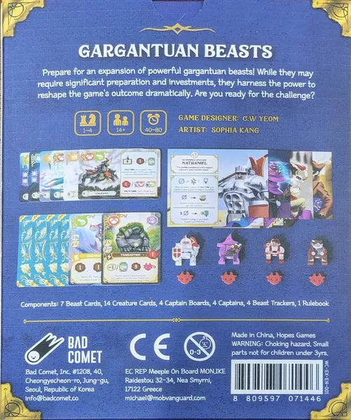 Wondrous Creatures Board Game: Gargantuan Beasts Expansion | Odin's Place