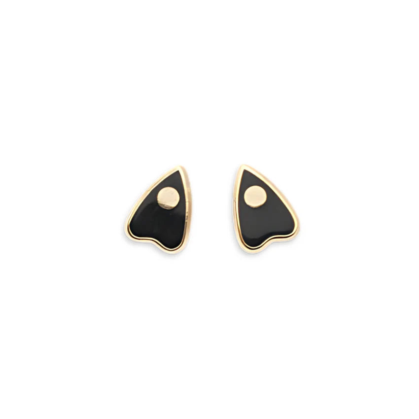 Enamel Planchette Earrings | Odin's Place