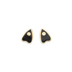 Enamel Planchette Earrings | Odin's Place